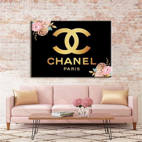 Chanel wall prints